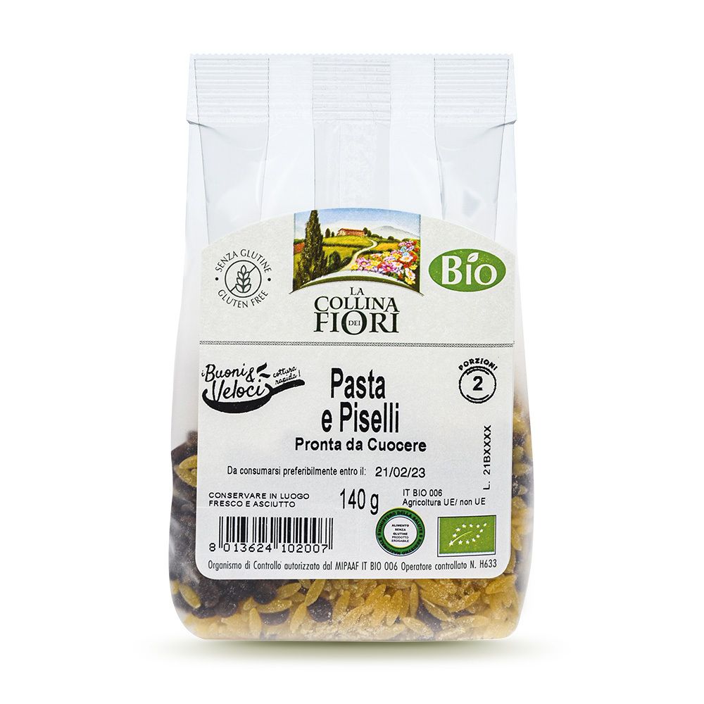 La Collina dei Fiori Pasta e Piselli Senza Glutine