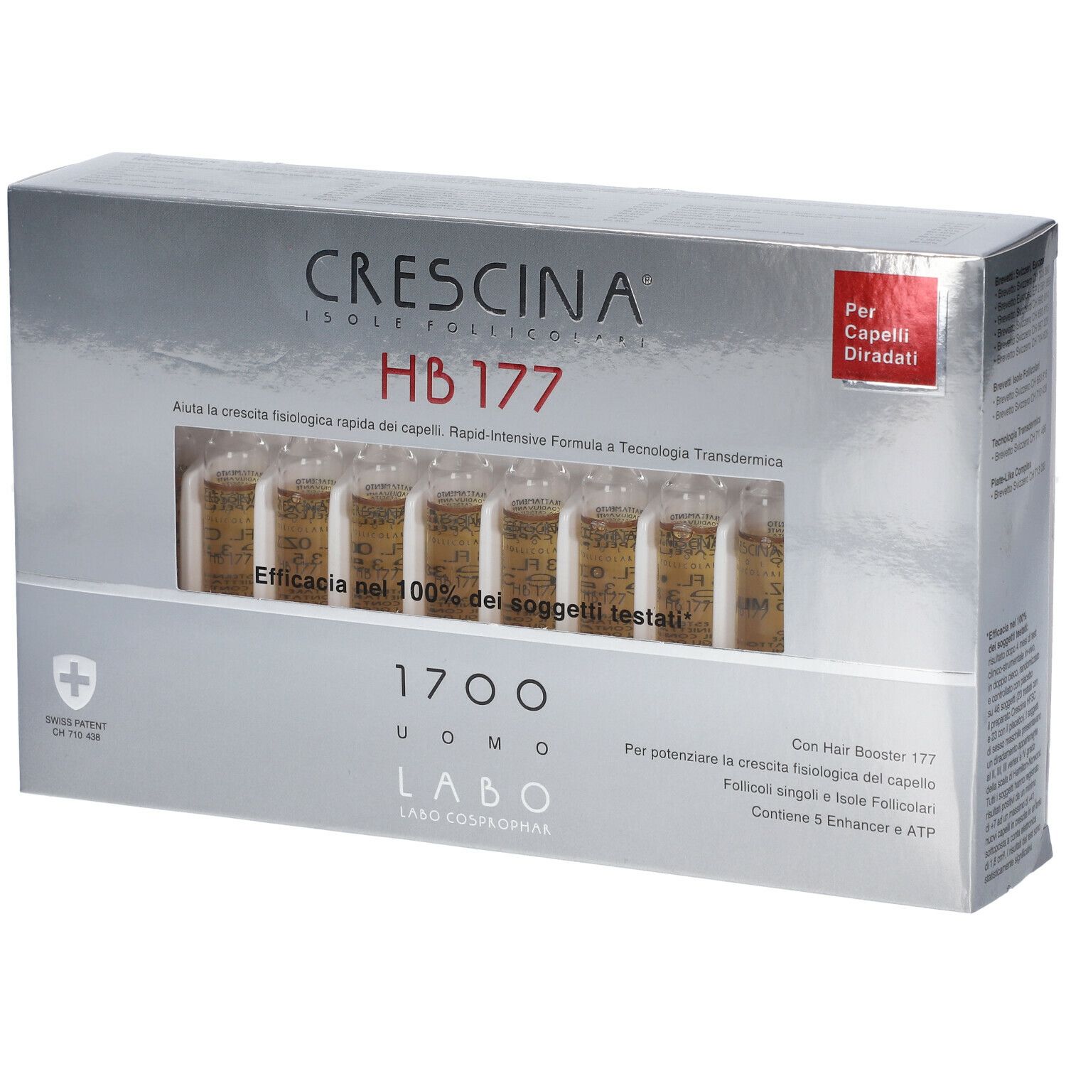 CRESCINA® Transdermic Isole Follicolari HB 177 1700 Uomo