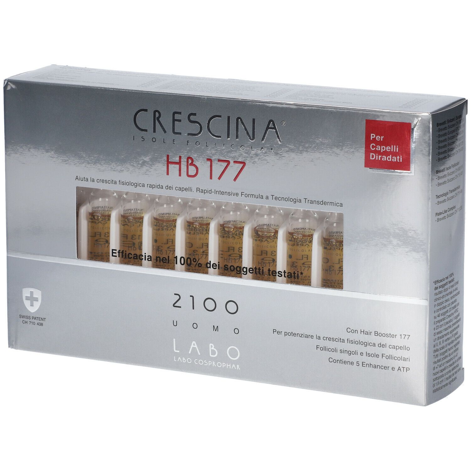 CRESCINA® Transdermic Isole Follicolari HB 177 2100 Uomo