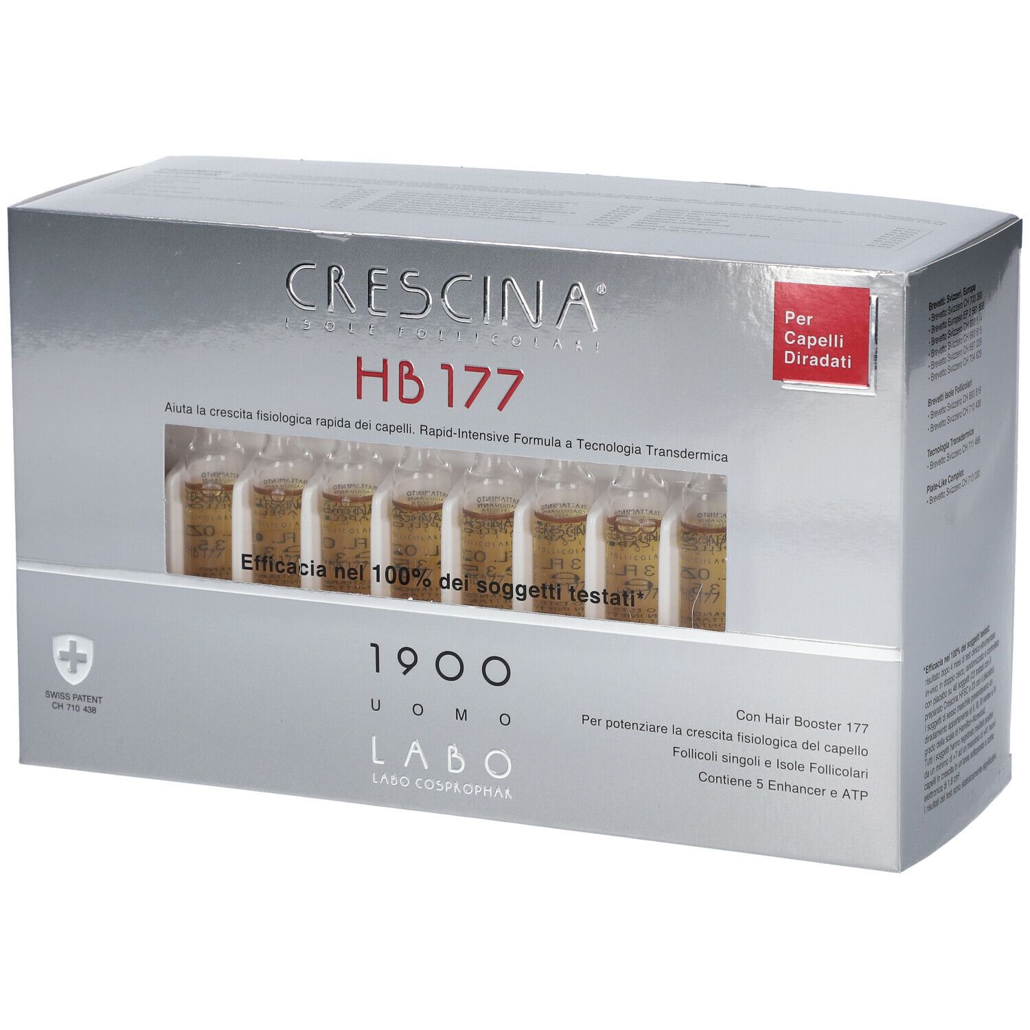 CRESCINA® Transdermic Isole Follicolari HB 177 1900 Uomo