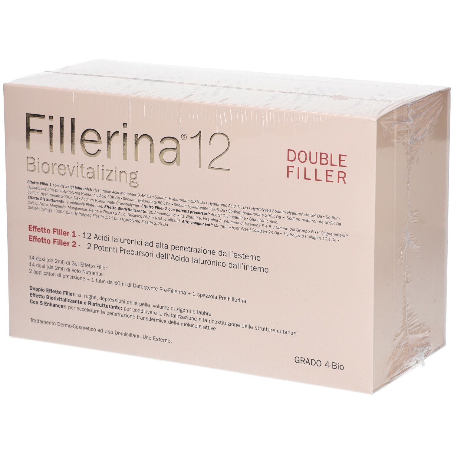 Fillerina® 12 Double Filler Biorevitalizing Grado 4