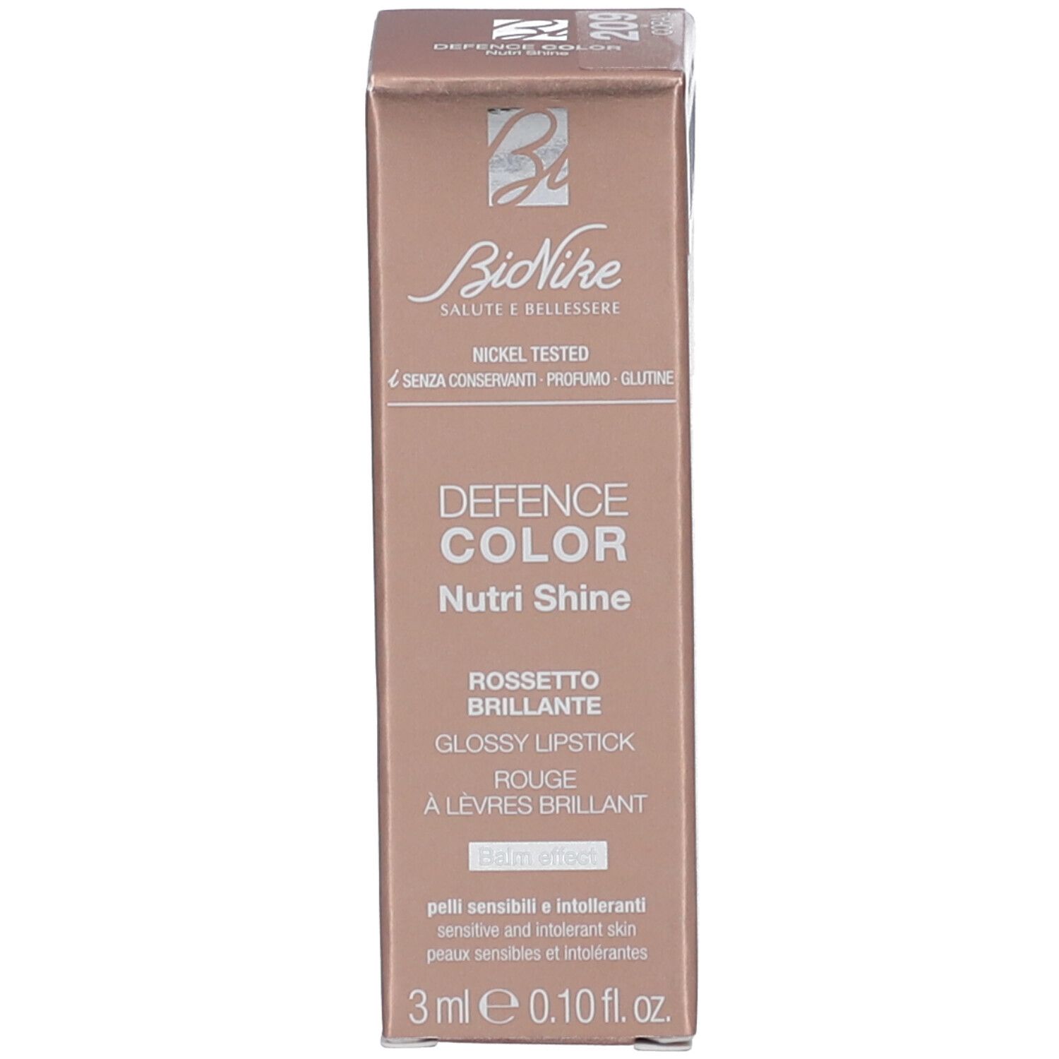 BioNike Defence Color Nutri Shine Rossetto Brillante N.209